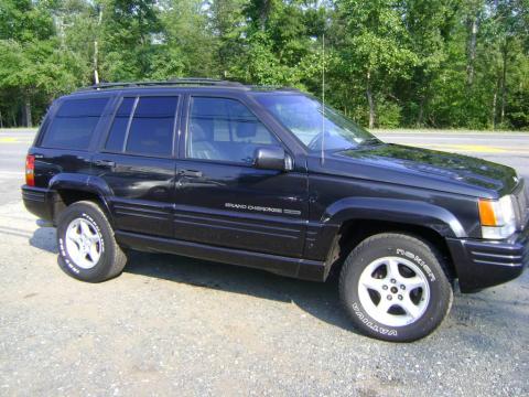 Deep Slate Pearlcoat Jeep Grand Cherokee 5.9 Limited 4x4.  Click to enlarge.