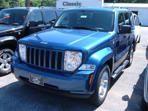 Deep Water Blue Pearl Jeep Liberty Rocky Mountain Edition 4x4.  Click to enlarge.