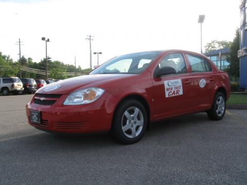 Victory Red Chevrolet Cobalt LS Sedan.  Click to enlarge.