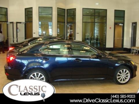 Blue Onyx Pearl Lexus IS 250 AWD.  Click to enlarge.