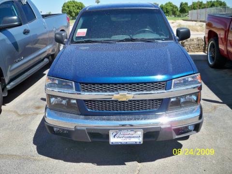 Superior Blue Metallic Chevrolet Colorado LT Crew Cab.  Click to enlarge.