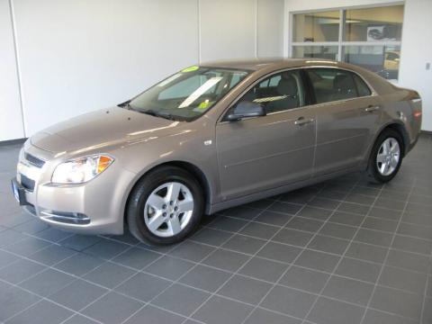 Sandstone Metallic Chevrolet Malibu LS Sedan.  Click to enlarge.