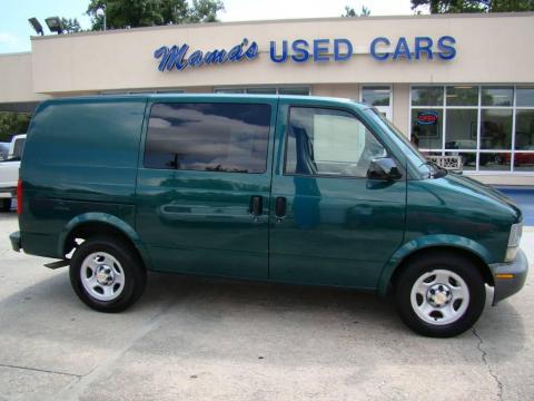 Dark Forest Green Metallic Chevrolet Astro Cargo Van.  Click to enlarge.