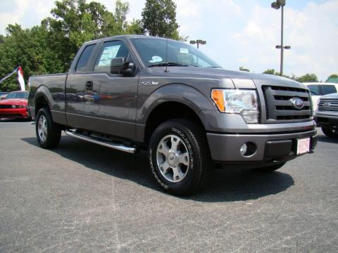Sterling Grey Metallic Ford F150 STX SuperCab 4x4.  Click to enlarge.