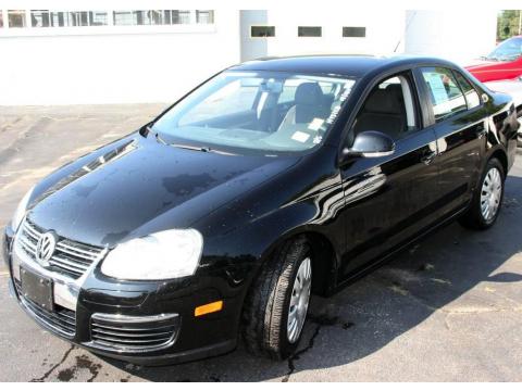 Black Volkswagen Jetta S Sedan.  Click to enlarge.