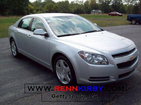 Silver Ice Metallic Chevrolet Malibu LT Sedan.  Click to enlarge.