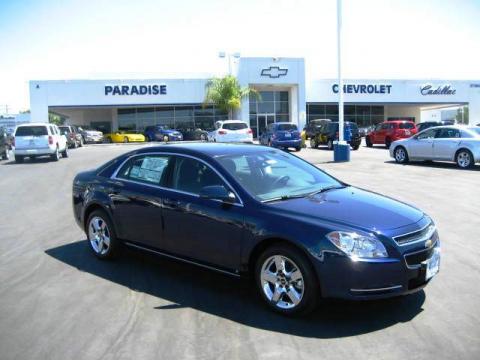 Imperial Blue Metallic Chevrolet Malibu LT Sedan.  Click to enlarge.
