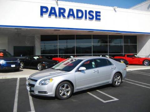 Silver Ice Metallic Chevrolet Malibu LT Sedan.  Click to enlarge.