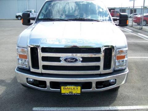 Ingot Silver Metallic Ford F250 Super Duty XLT SuperCab.  Click to enlarge.