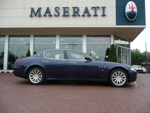 Blu Nettuno (Blue) Maserati Quattroporte .  Click to enlarge.