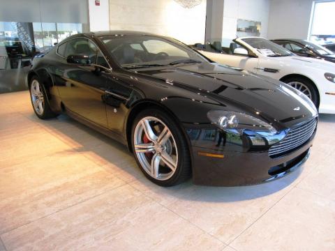 Onyx Black Aston Martin V8 Vantage Coupe.  Click to enlarge.