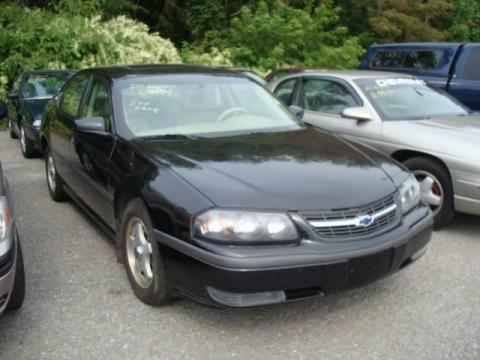 Black Chevrolet Impala LS.  Click to enlarge.