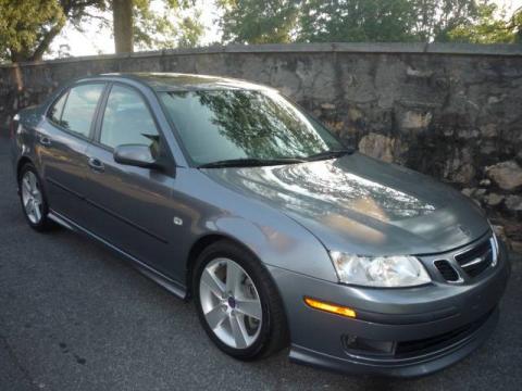 Titan Gray Metallic Saab 9-3 Aero Sport Sedan.  Click to enlarge.