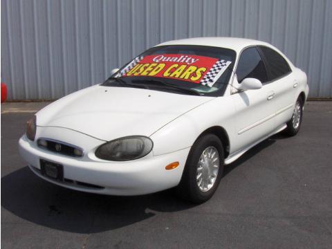 Vibrant White Mercury Sable GS Sedan.  Click to enlarge.