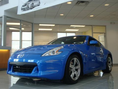 Monterey Blue Nissan 370Z Coupe.  Click to enlarge.