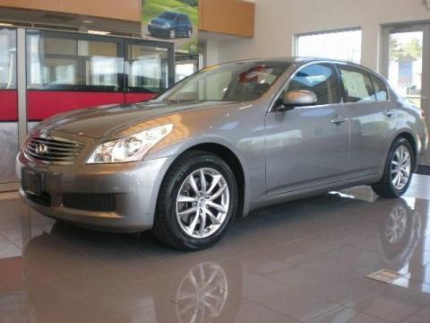 Platinum Graphite Metallic Infiniti G 35 x Sedan.  Click to enlarge.