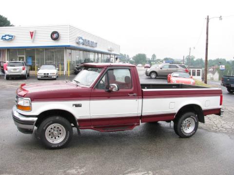 Medium Cabernet Ford F150 XLT Regular Cab 4x4.  Click to enlarge.