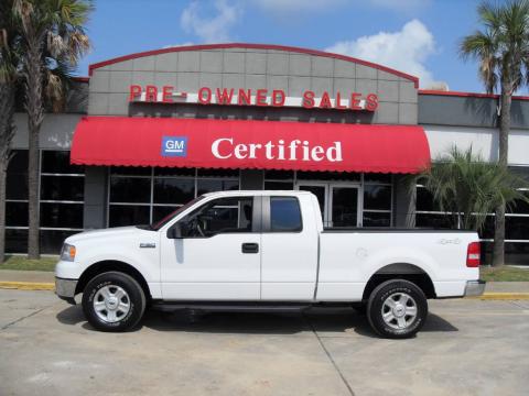 Oxford White Ford F150 XLT SuperCab 4x4.  Click to enlarge.