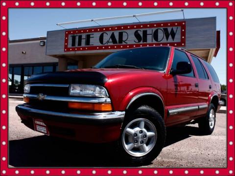 Dark Cherry Red Metallic Chevrolet Blazer LS 4x4.  Click to enlarge.