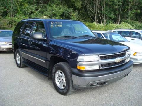 Dark Blue Metallic Chevrolet Tahoe LS 4x4.  Click to enlarge.