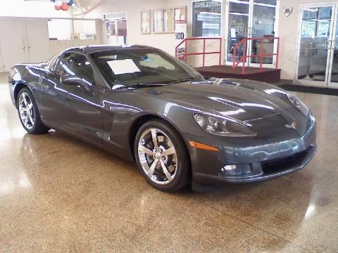 Cyber Gray Metallic Chevrolet Corvette Coupe.  Click to enlarge.