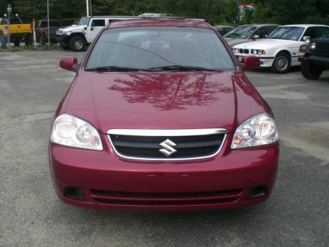Fusion Red Metallic Suzuki Forenza Sedan.  Click to enlarge.