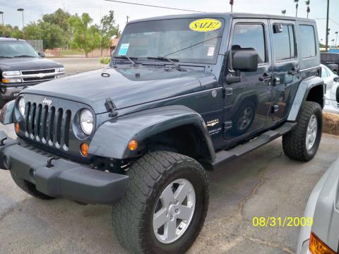 2007 Jeep Wrangler Sahara Unlimited. Steel Blue Metallic 2007 Jeep