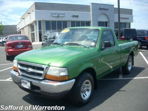 Jalapeno Green Metallic Ford Ranger XLT Regular Cab.  Click to enlarge.