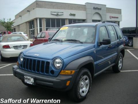 Atlantic Blue Pearl Jeep Liberty Sport 4x4. Click to enlarge. Atlantic Blue Pearl Jeep Liberty Sport 4x4. Click to enlarge.