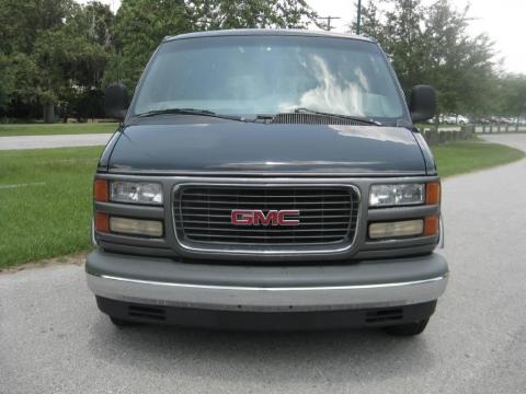 Onyx Black GMC Savana Van G1500 Passenger.  Click to enlarge.