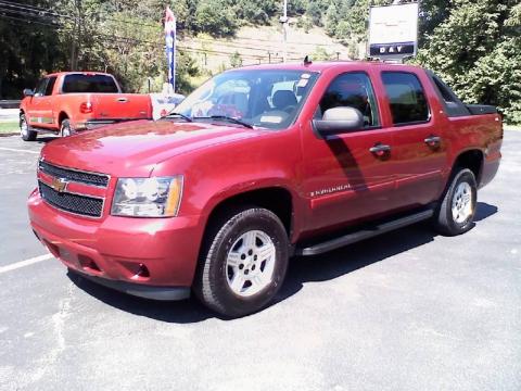 Sport Red Metallic Chevrolet Avalanche LS.  Click to enlarge.