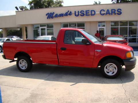 Bright Red Ford F150 XL Heritage Regular Cab.  Click to enlarge.