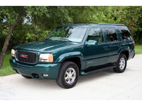 Emerald Green Metallic GMC Yukon Denali 4x4.  Click to enlarge.