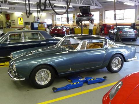 Casa Genziana Metallic (House Blue) Ferrari 250 GT Pinin Farina Coupe Speciale.  Click to enlarge.
