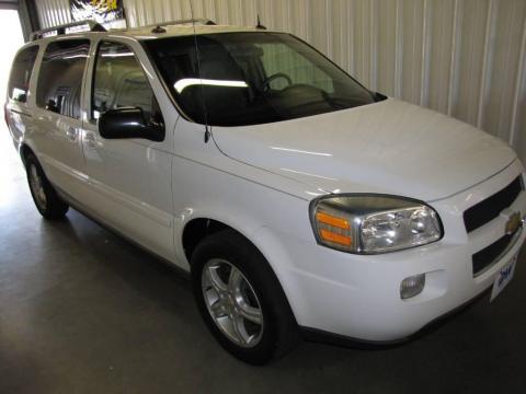 Summit White Chevrolet Uplander LT. Click to enlarge. Summit White Chevrolet Uplander LT. Click to enlarge.