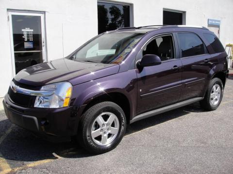 Black Amethyst Metallic Chevrolet Equinox LT AWD.  Click to enlarge.