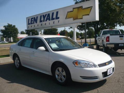 White Chevrolet Impala LT.  Click to enlarge.