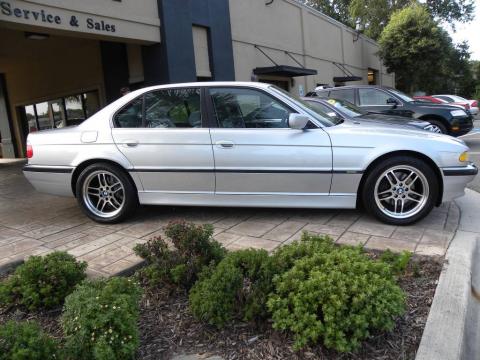Titanium Silver Metallic BMW 7 Series 740i Sedan.  Click to enlarge.