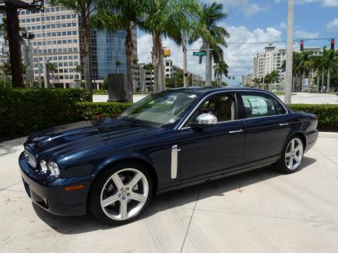 Indigo Blue Jaguar XJ Vanden Plas.  Click to enlarge.