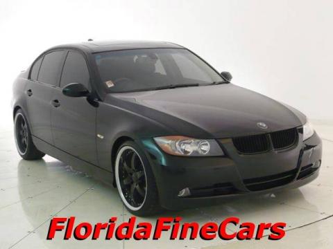 Jet Black BMW 3 Series 325i Sedan.  Click to enlarge.