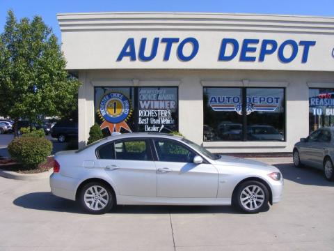 Titanium Silver Metallic BMW 3 Series 328i Sedan.  Click to enlarge.
