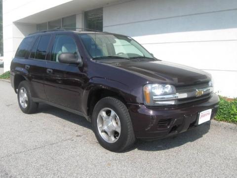 Dark Cherry Metallic Chevrolet TrailBlazer LS 4x4.  Click to enlarge.
