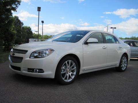 Summit White Chevrolet Malibu LS Sedan.  Click to enlarge.