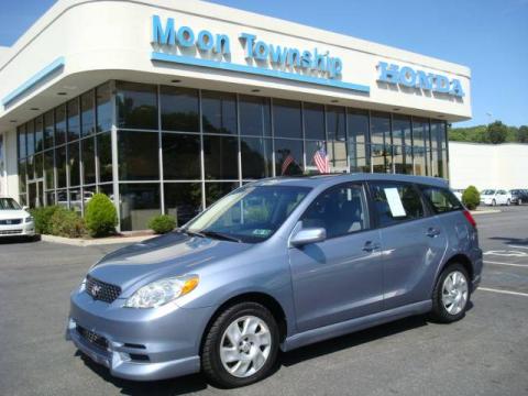 Cosmic Blue Metallic Toyota Matrix XR.  Click to enlarge.