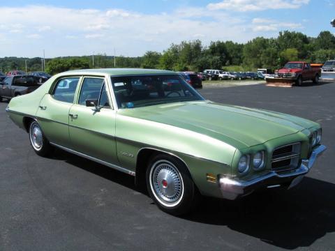 Springfield Green Poly Pontiac LeMans Sedan.  Click to enlarge.