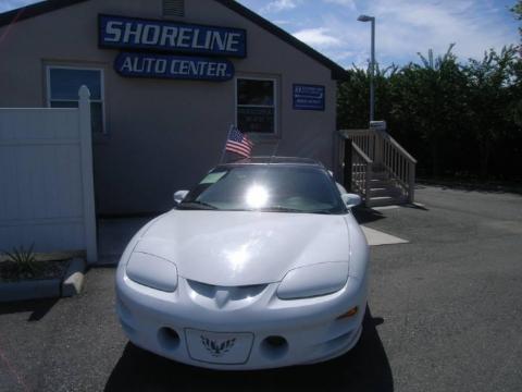 Arctic White Pontiac Firebird Trans Am Coupe.  Click to enlarge.