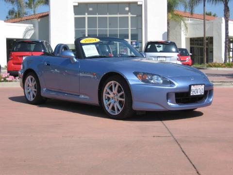 Suzuka Blue Metallic Honda S2000 Roadster.  Click to enlarge.