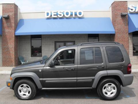 Dark Khaki Pearl Jeep Liberty Sport 4x4.  Click to enlarge.