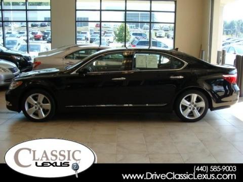 Obsidian Black Lexus LS 460 L.  Click to enlarge.