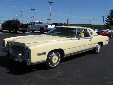 Colonial Yellow Cadillac Eldorado Biarritz Coupe.  Click to enlarge.